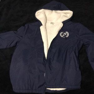 XS/S VS Pink Sherpa lined anorak NWOT